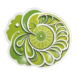 lime SVG PNG design with clean design elements