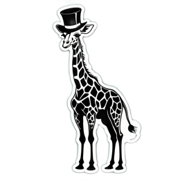 fashion giraffe SVG PNG design with clean design elements