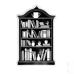 bookshelf accessories SVG PNG design