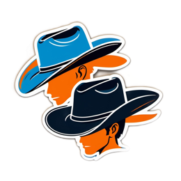 artists hats SVG PNG design with clean design elements