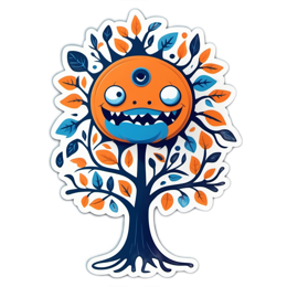 monster tree SVG PNG design