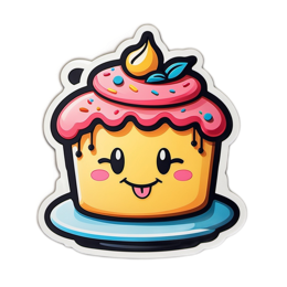 cupcake happy SVG PNG design