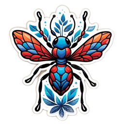 sticker illustration butterfly SVG PNG design with clean design elements