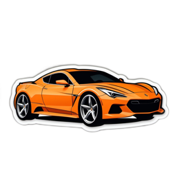 pop car SVG PNG design with clean design elements