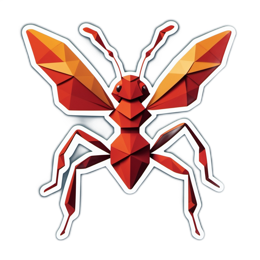 artistic ant SVG PNG design with clean design elements