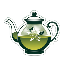 tea teapot SVG PNG design with clean design elements