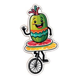 funny fruit sticker SVG PNG design