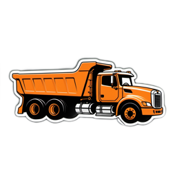 illustration truck SVG PNG design with clean design elements