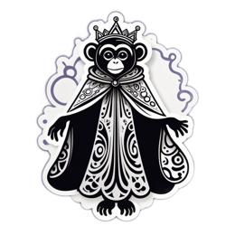 fantasy monkey king SVG PNG design