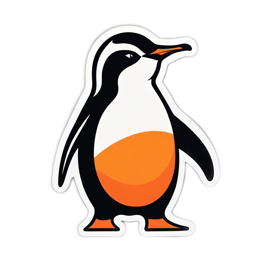 peducational penguin SVG PNG design with clean design elements