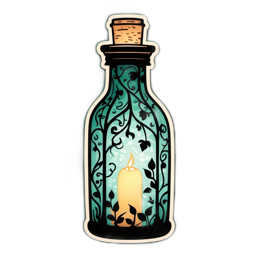 light bottle SVG PNG design