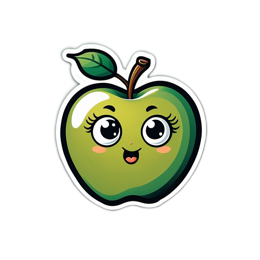 fruit apple SVG PNG design with clean design elements