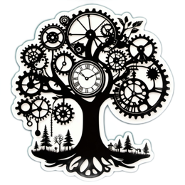 nature time SVG PNG design with clean design elements