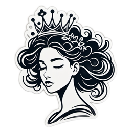 poster floral SVG PNG design with clean design elements, black and white floral elements