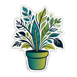 plants sticker SVG PNG design