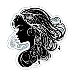 dreamcatcher silhouette SVG PNG design