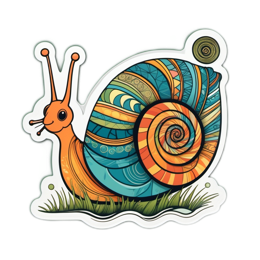 fantasy snail SVG PNG design