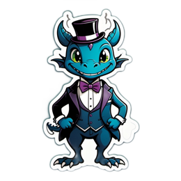 dragon character sticker SVG PNG design