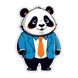 panda cartoons SVG PNG design