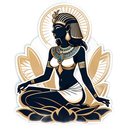 fantasy meditation SVG PNG design with clean design elements