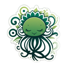sticker octopus SVG PNG design