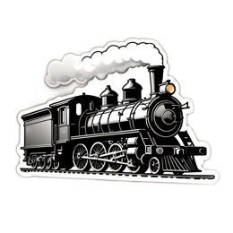 transportation train SVG PNG design with clean design elements