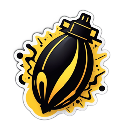 sticker bomb SVG PNG design with clean design elements