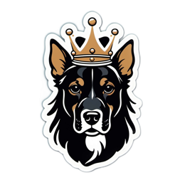 prince crown SVG PNG design with clean design elements
