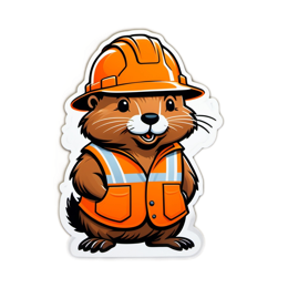 construction mascot SVG PNG design