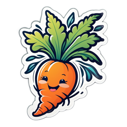 stickers carrot SVG PNG design