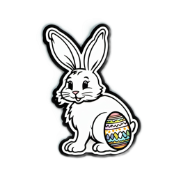 bunny coloring SVG PNG design