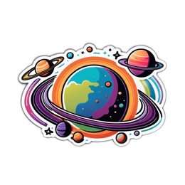 space planets SVG PNG design