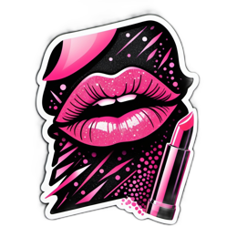 lips lipstick SVG PNG design with clean design elements