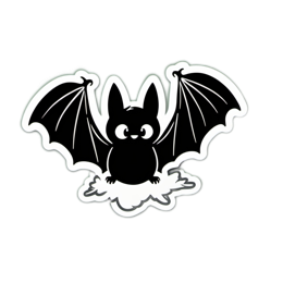 unicorn bat SVG PNG design with clean design elements