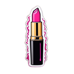 lipstick makeup SVG PNG design with clean design elements