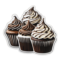 cupcakes chocolate SVG PNG design