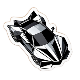 stickers car SVG PNG design with clean design elements