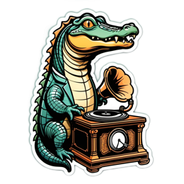 alligator vinyl SVG PNG design