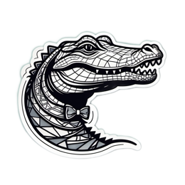 crocodile SVG PNG design