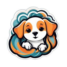 dog playful SVG PNG design