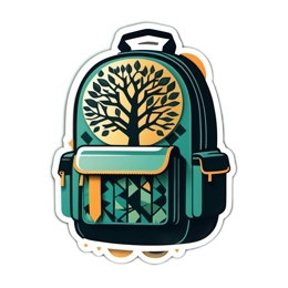 backpack tree SVG PNG design