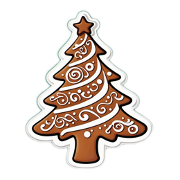 tree gingerbread SVG PNG design