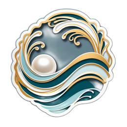 wave pearl SVG PNG design