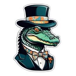 fashion gator SVG PNG design