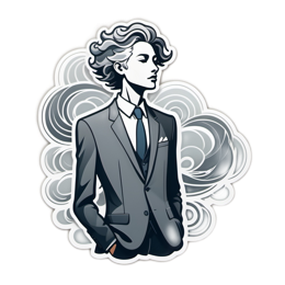 stylish portrait modern SVG PNG design with clean design elements
