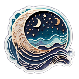 nature moonstars SVG PNG design