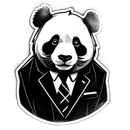 panda suit SVG PNG design