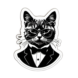 fashion cool cat SVG PNG design