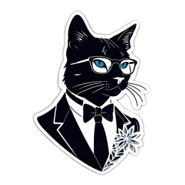 artstyle cat graphics SVG PNG design with clean design elements