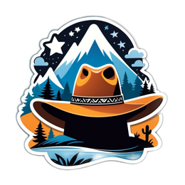 artistic mountain SVG PNG design with clean design elements